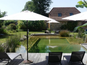 Gîte Fleurs d'eau, Le Hameau du Quercy, charme, calme, piscine naturelle
